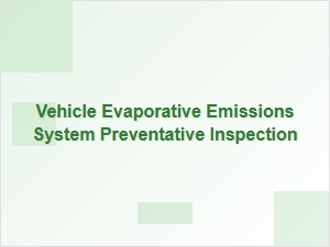 Essential Evaporative Emissions System Inspection Guide
